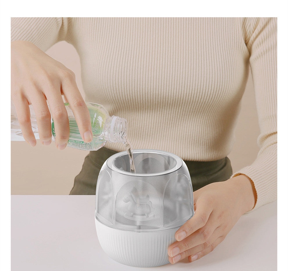 USB Rechargable Cool Mist Humidifier For Living Room Bedroom Office Electric Air