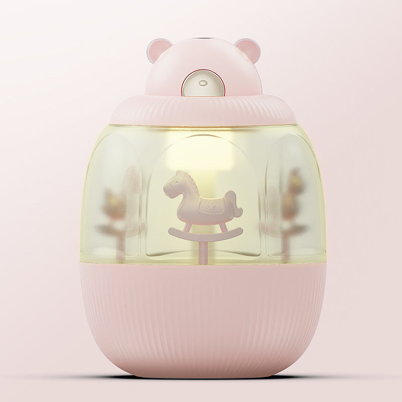 USB Rechargable Cool Mist Humidifier For Living Room Bedroom Office Electric Air