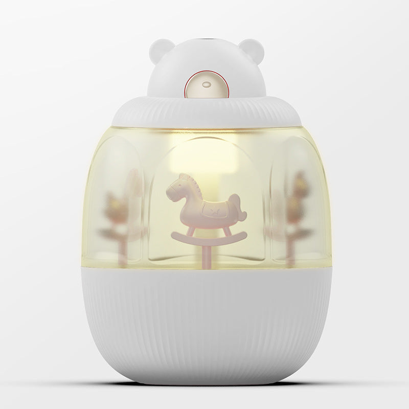 USB Rechargable Cool Mist Humidifier For Living Room Bedroom Office Electric Air