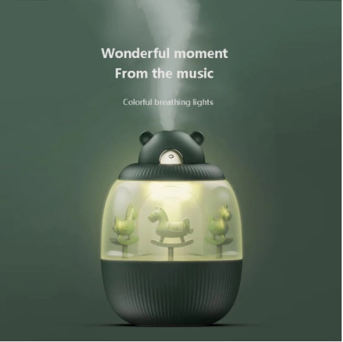 USB Rechargable Cool Mist Humidifier For Living Room Bedroom Office Electric Air