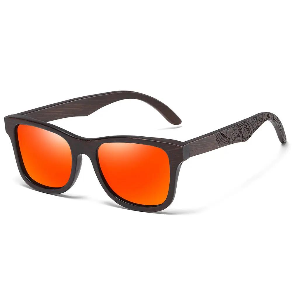 New Natural Environment Friendly Wooden Sunglasses Classic Sunglasses Pure Handmade Bamboo Sunglasses by AuroreWear