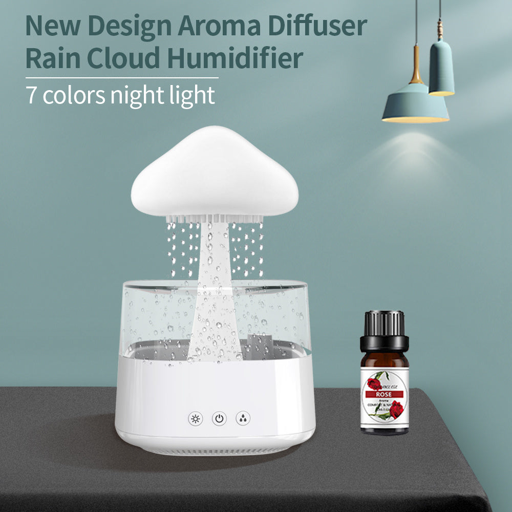 Rain Humidifier Mushroom Rain Cloud Humidifier