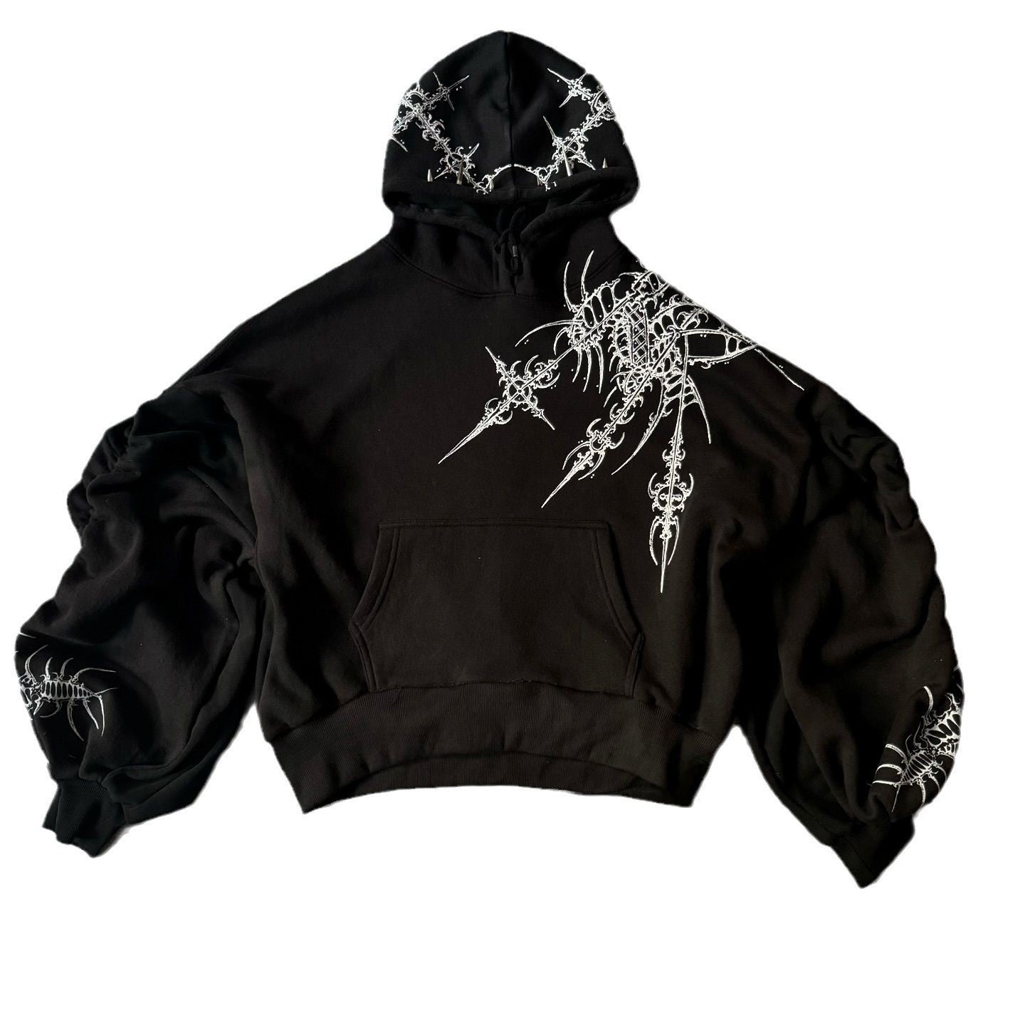 Fashionable Autumn Printed Pullover Hoodie