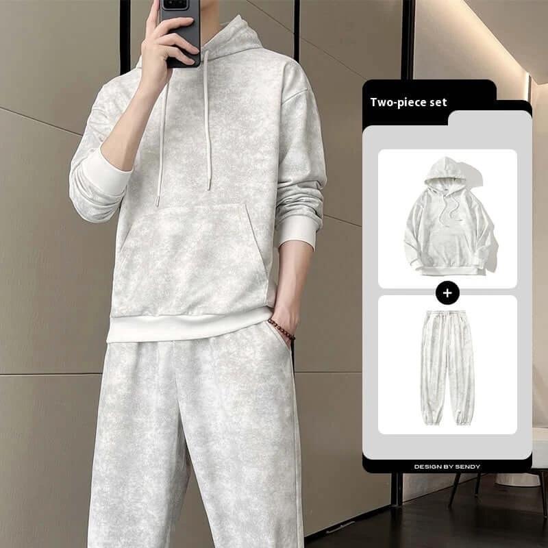 Men's Hooded Sweater Set Casual All-matching by AuroreWear