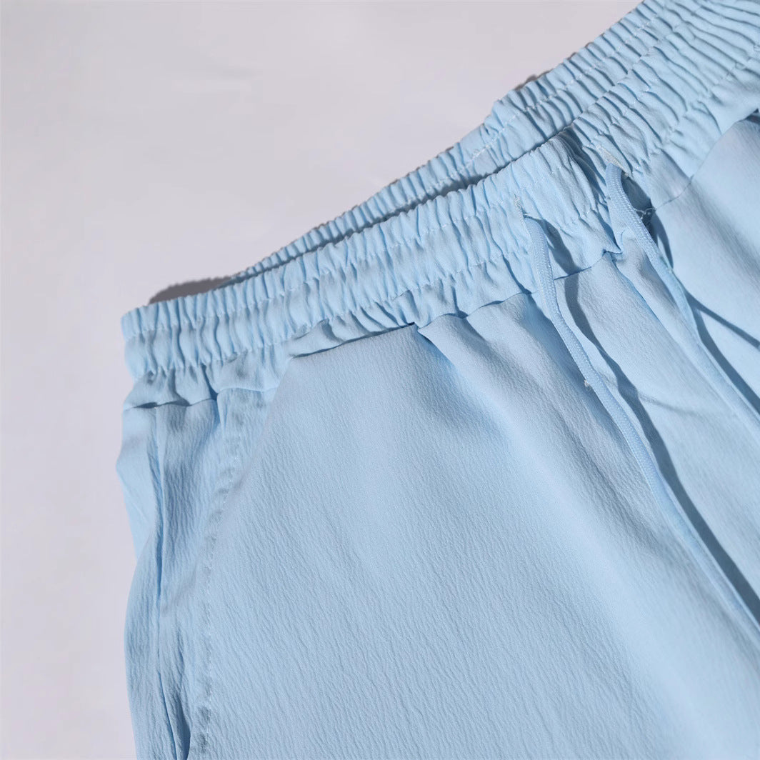 Men's Summer High Street Pleated Shorts