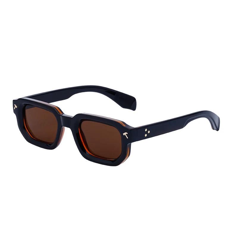 Square Frame Sunglasses Men's Advanced Driving Small Frame Sunglasses Men by AuroreWear