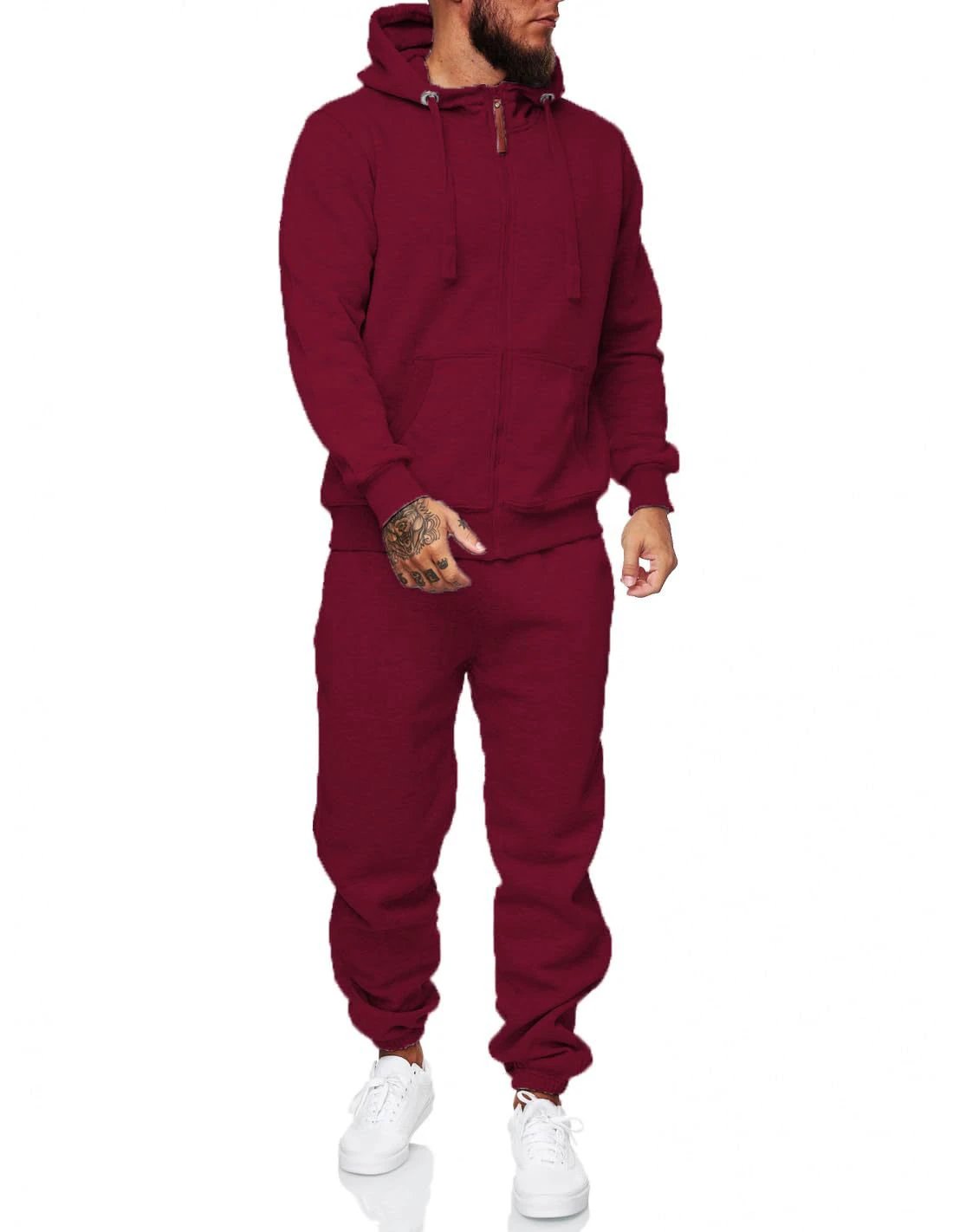 European And American Sports Suit Men's Jogging by AuroreWear