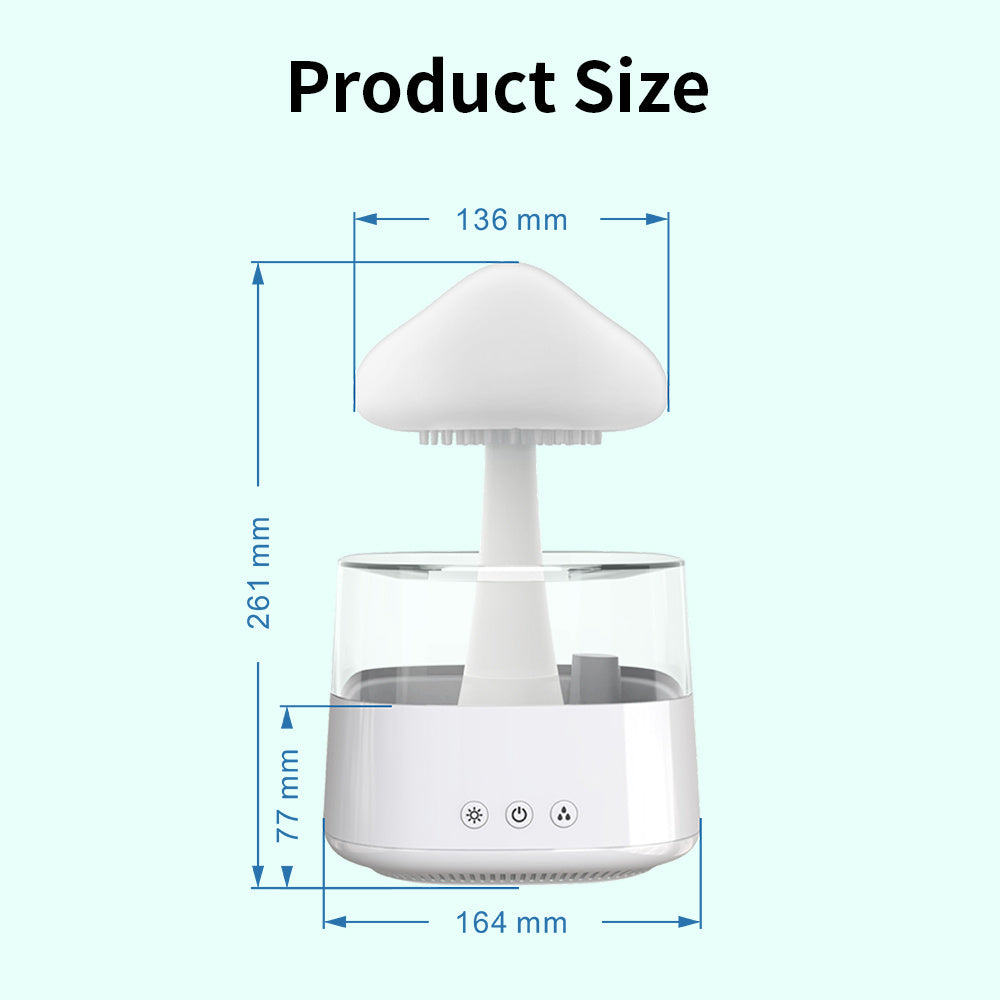 Rain Humidifier Mushroom Rain Cloud Humidifier