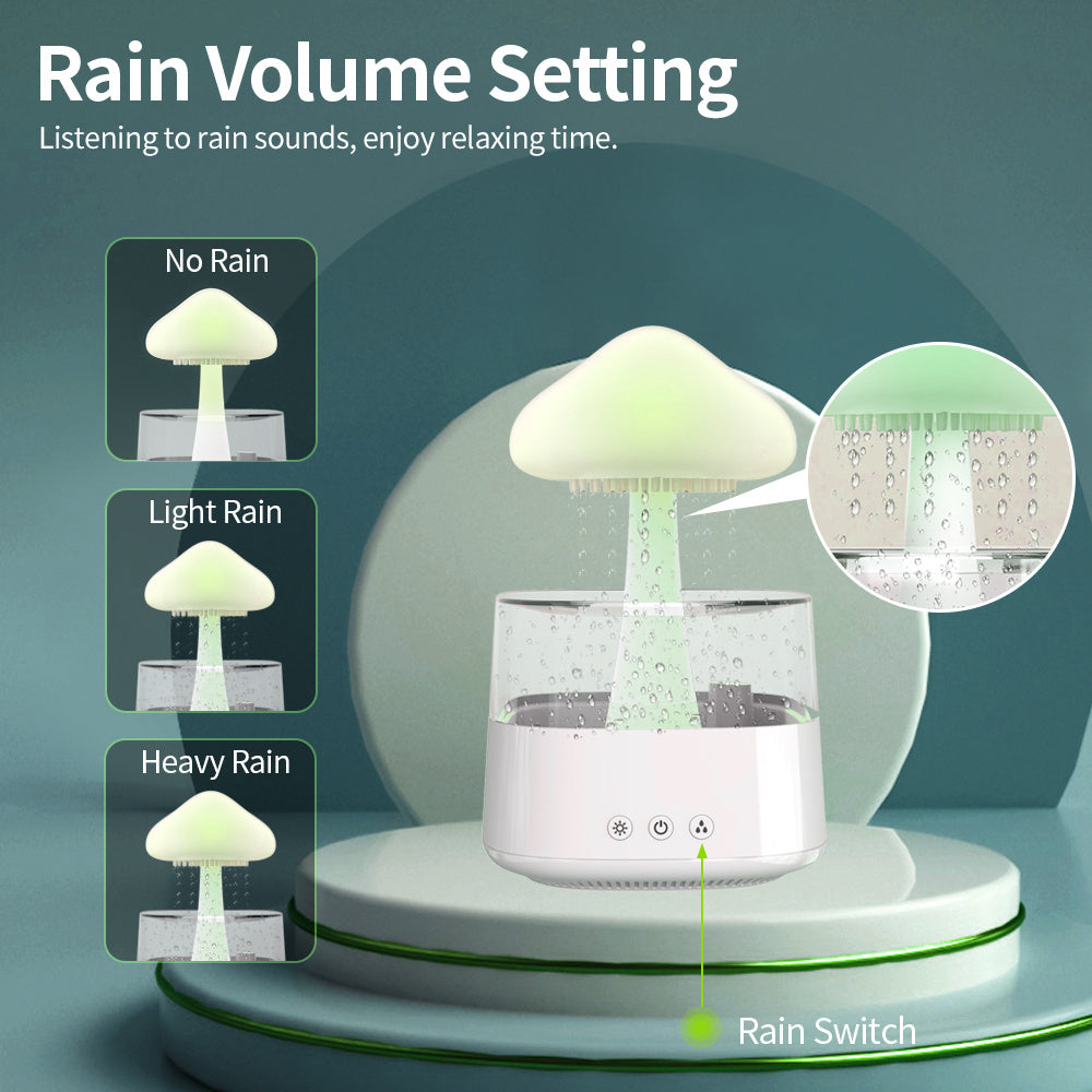 Rain Humidifier Mushroom Rain Cloud Humidifier