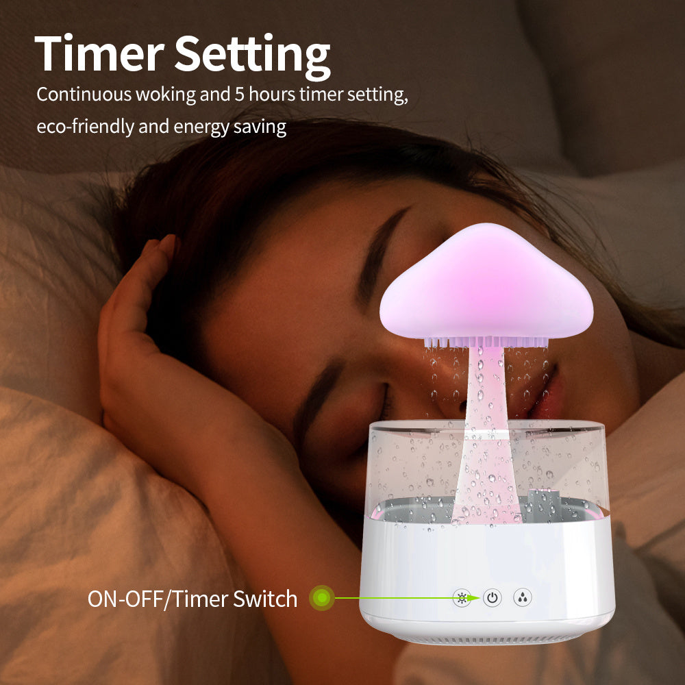 Rain Humidifier Mushroom Rain Cloud Humidifier