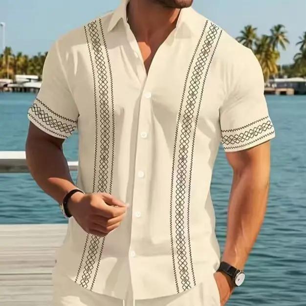 Hawaiian Short-Sleeve Shirt For Men by AuroreWear