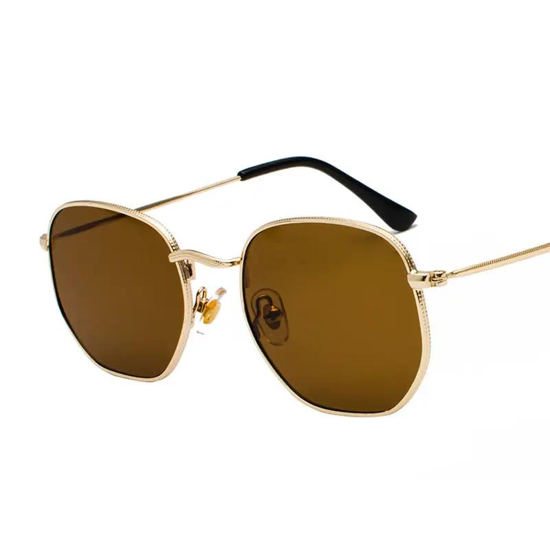 Harajuku Personality Irregular Sunglasses Fashion Metal Glasses Men'S Literary Style Sunglasses by AuroreWear