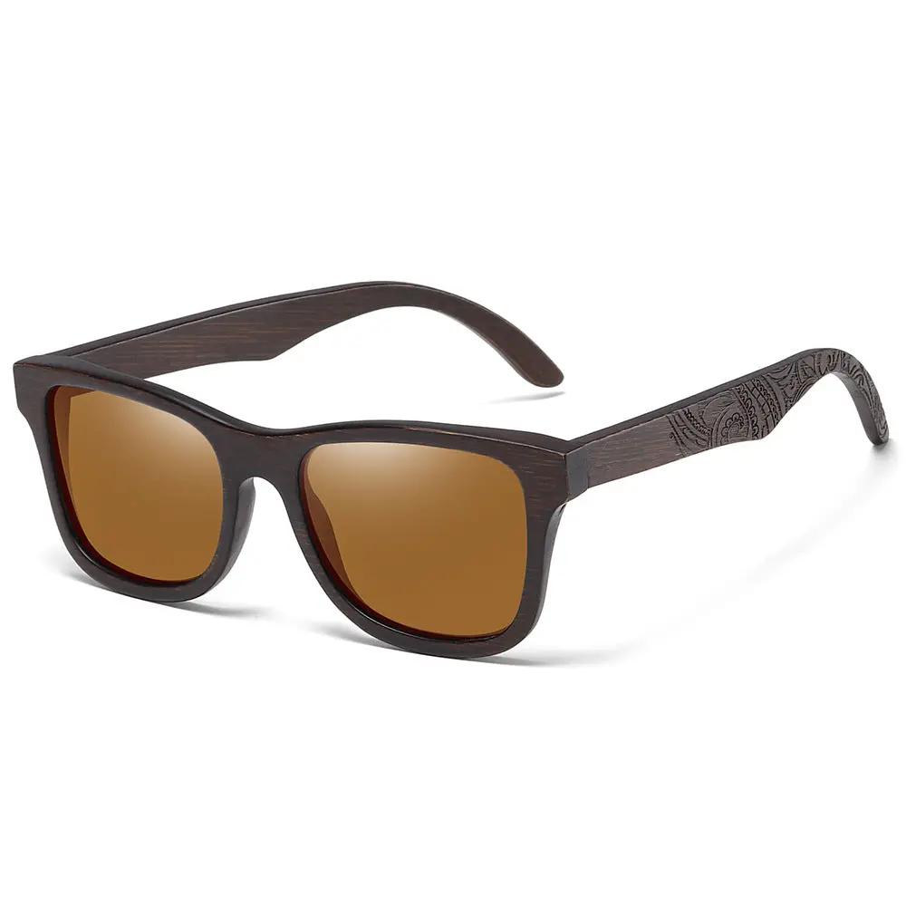 New Natural Environment Friendly Wooden Sunglasses Classic Sunglasses Pure Handmade Bamboo Sunglasses by AuroreWear