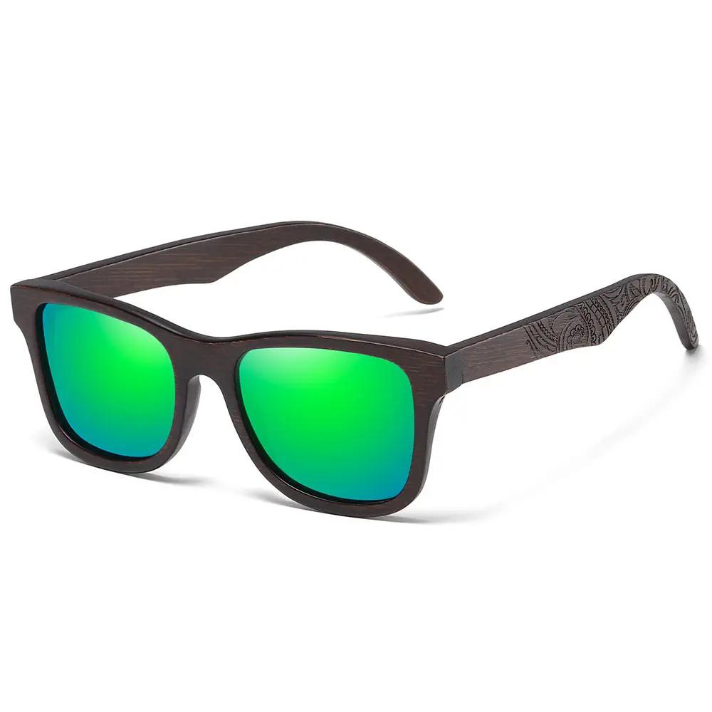 New Natural Environment Friendly Wooden Sunglasses Classic Sunglasses Pure Handmade Bamboo Sunglasses by AuroreWear