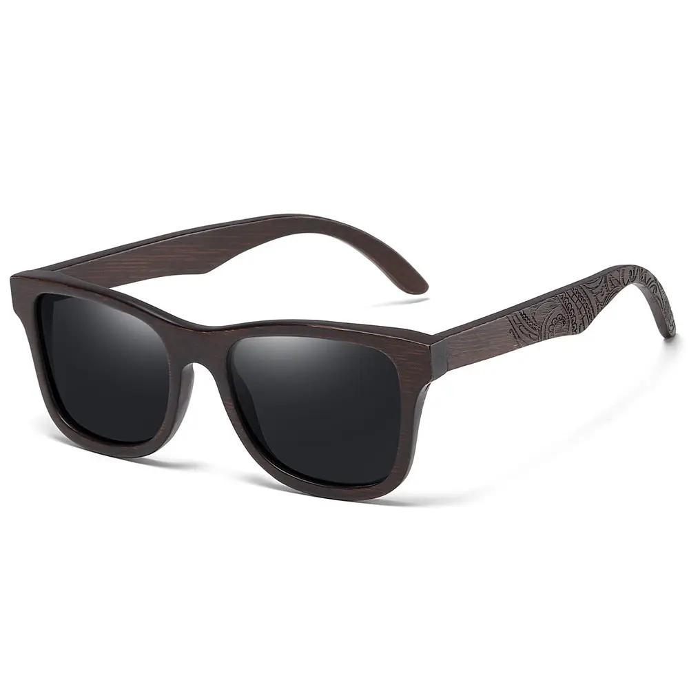 New Natural Environment Friendly Wooden Sunglasses Classic Sunglasses Pure Handmade Bamboo Sunglasses by AuroreWear