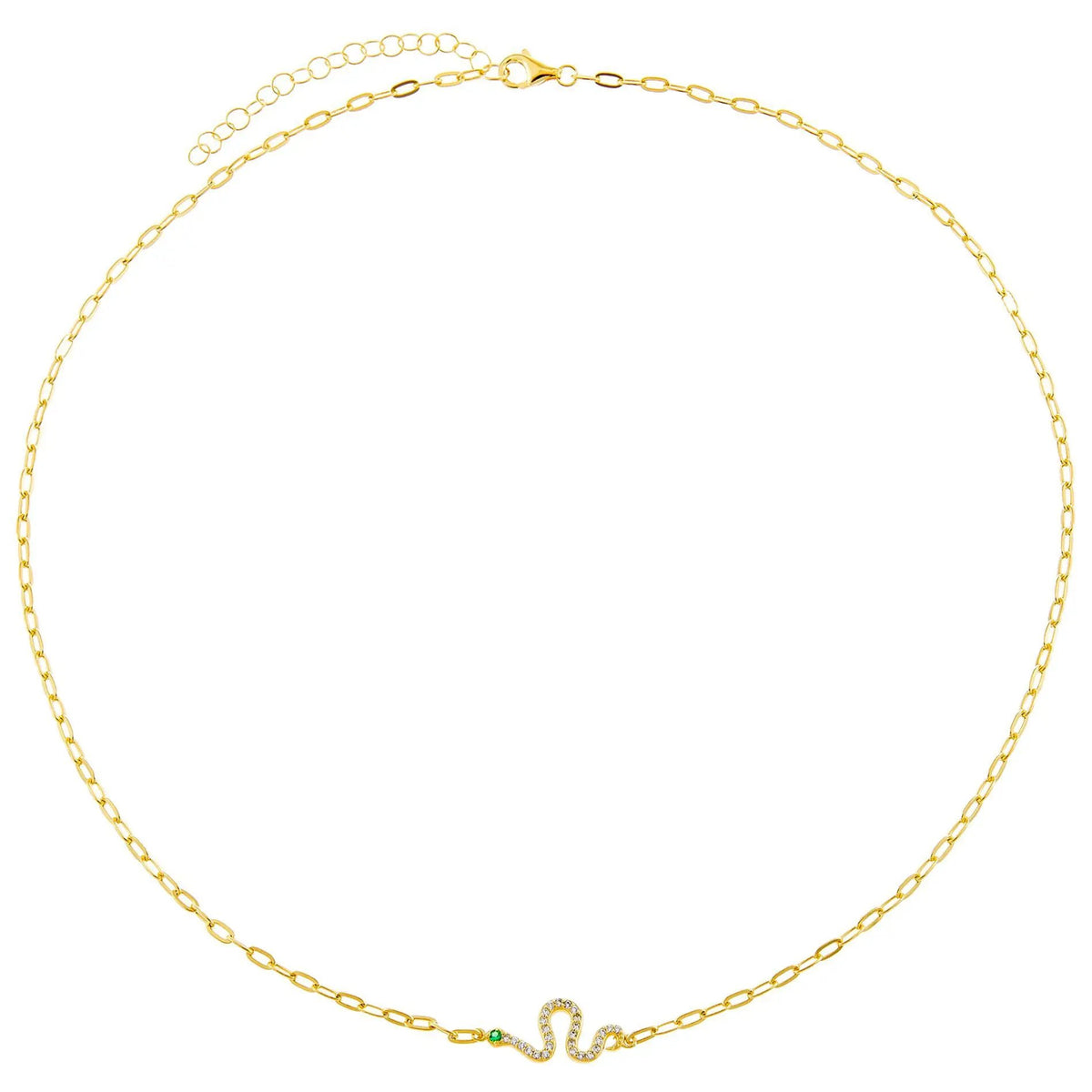 Micro-inlaid zircon copper jewelry necklace by AuroreWear