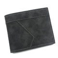 Men's Short Matte Leather Large Capacity Wallet by AuroreWear