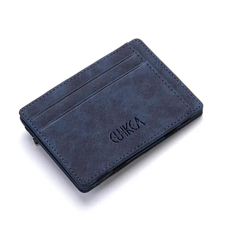 PU Creative Men's Magic Wallet Flip Card Holder by AuroreWear