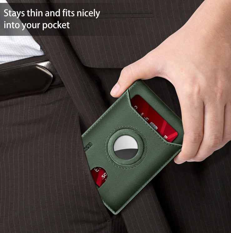AuroreWear AirTag Leather RFID Wallet for Men