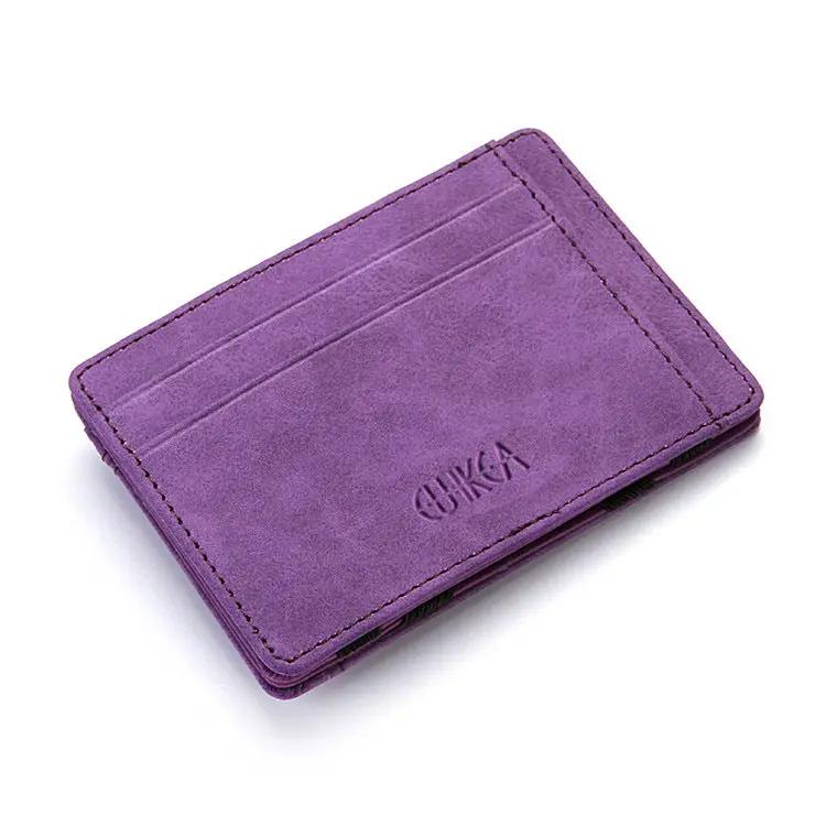 PU Creative Men's Magic Wallet Flip Card Holder by AuroreWear