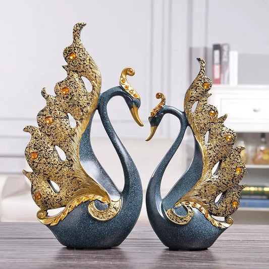 Couple Swan Home Decoration by AuroreWear