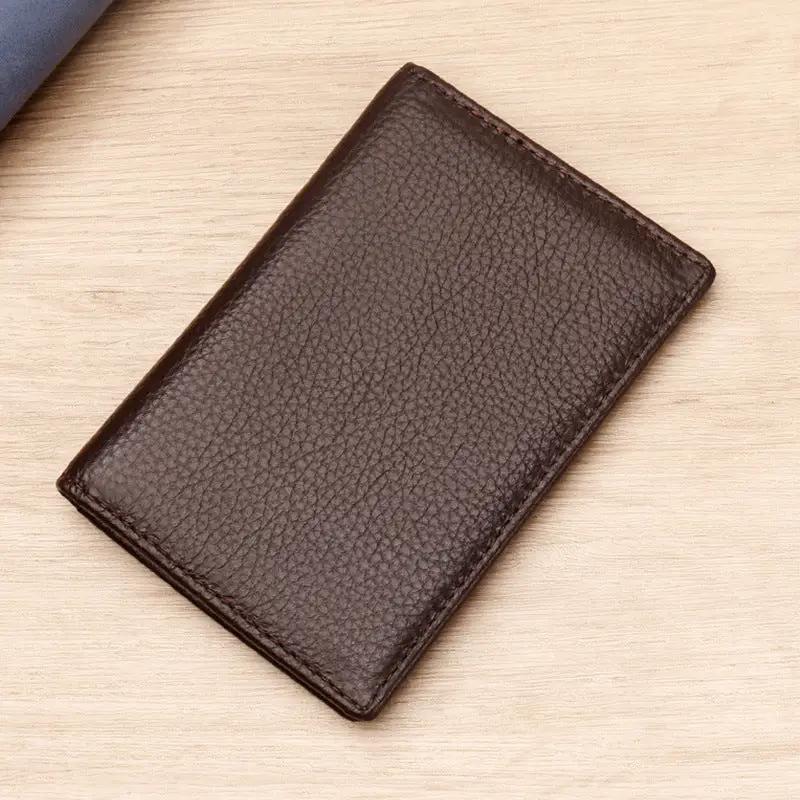 Men's Leather Credit Card Holder by AuroreWear