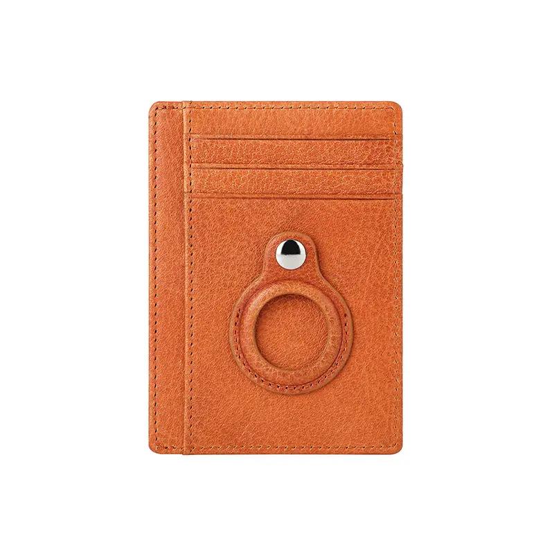 AuroreWear Slim First-Layer Cowhide Card Holder by AuroreWear