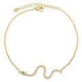 Micro-inlaid zircon copper jewelry necklace by AuroreWear