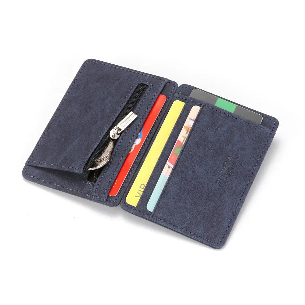 PU Creative Men's Magic Wallet Flip Card Holder by AuroreWear
