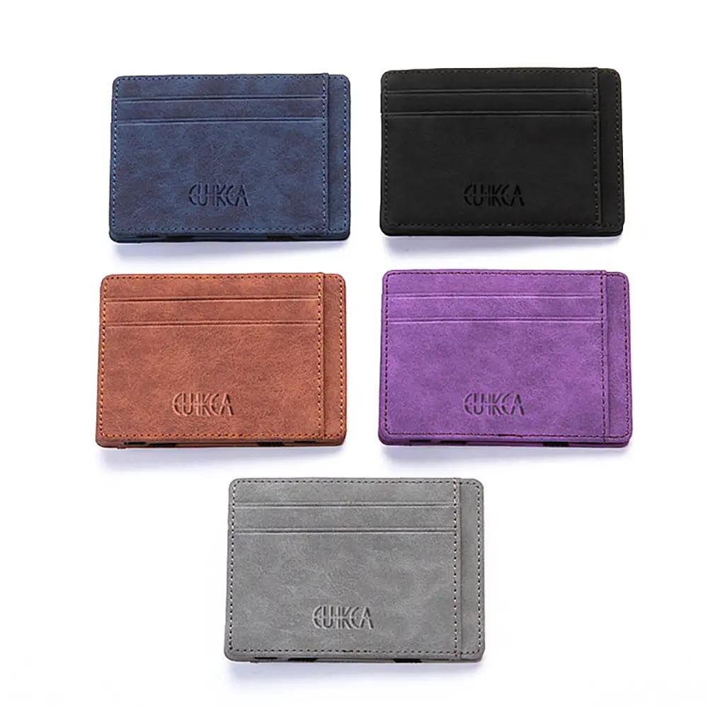 PU Creative Men's Magic Wallet Flip Card Holder by AuroreWear