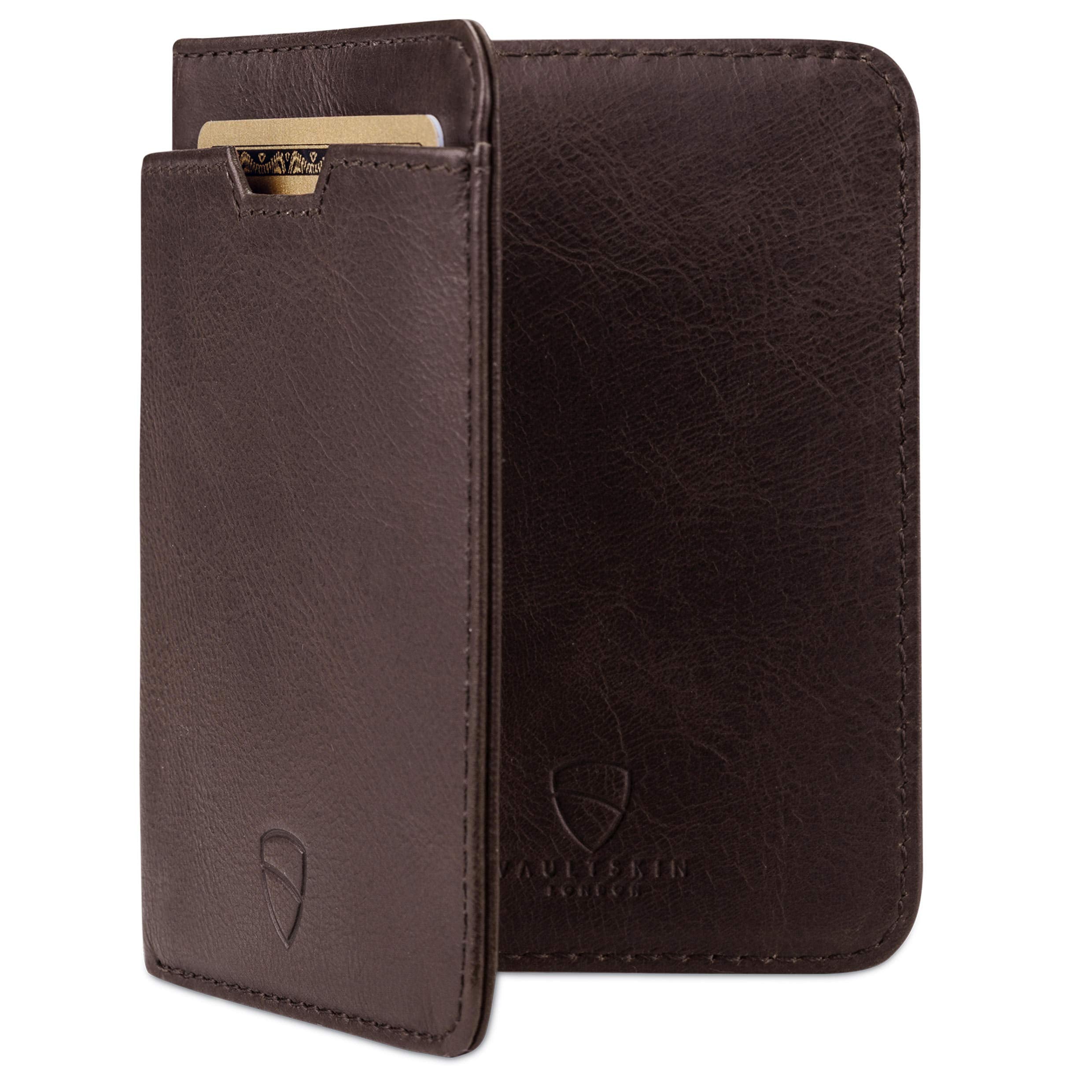 Vaultskin City Men's Leather Wallet with RFID Cognac