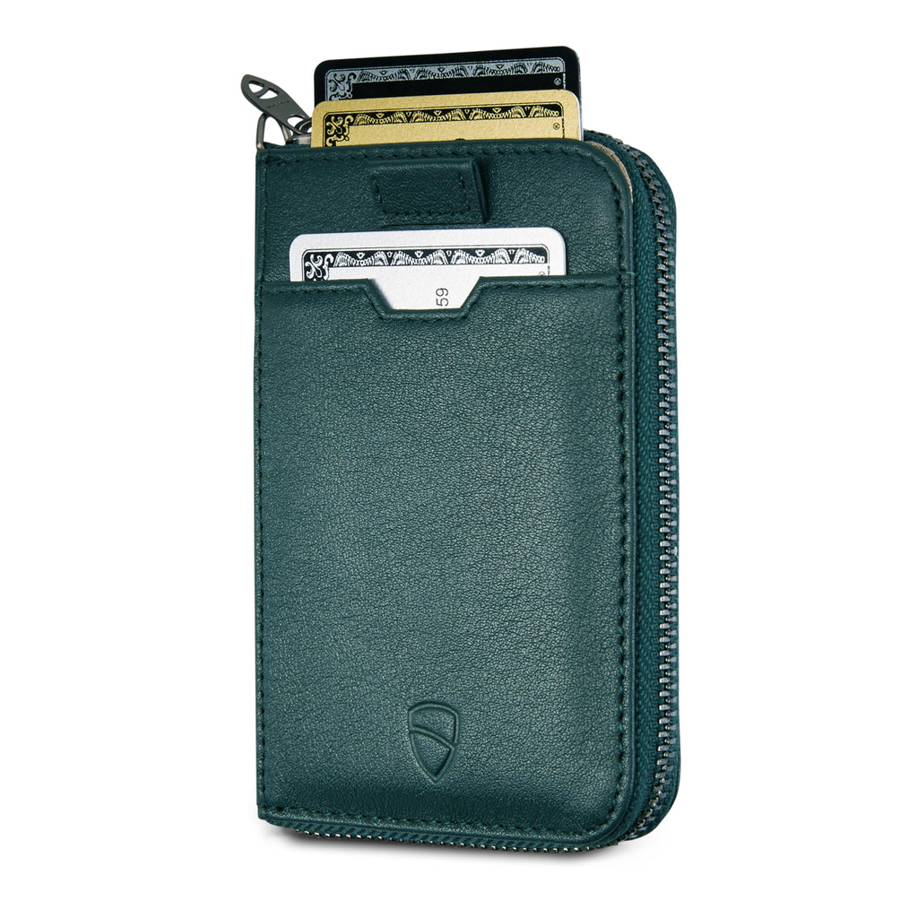 Vaultskin Notting Hill Slim Leather Wallet with RFID, Cognac