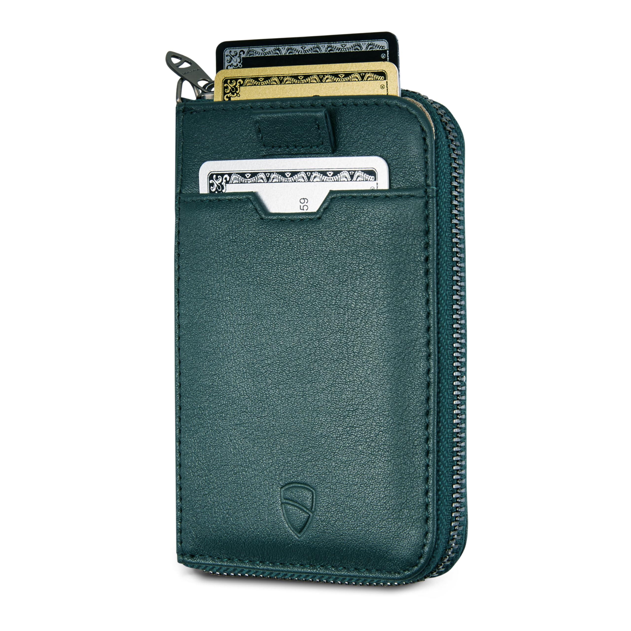 Vaultskin Notting Hill Slim Leather Wallet with RFID, Cognac
