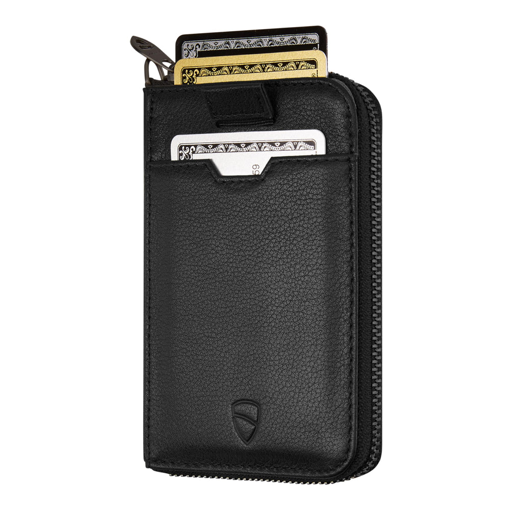 Vaultskin Notting Hill Slim Leather Wallet with RFID, Cognac