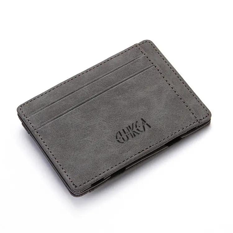 PU Creative Men's Magic Wallet Flip Card Holder by AuroreWear