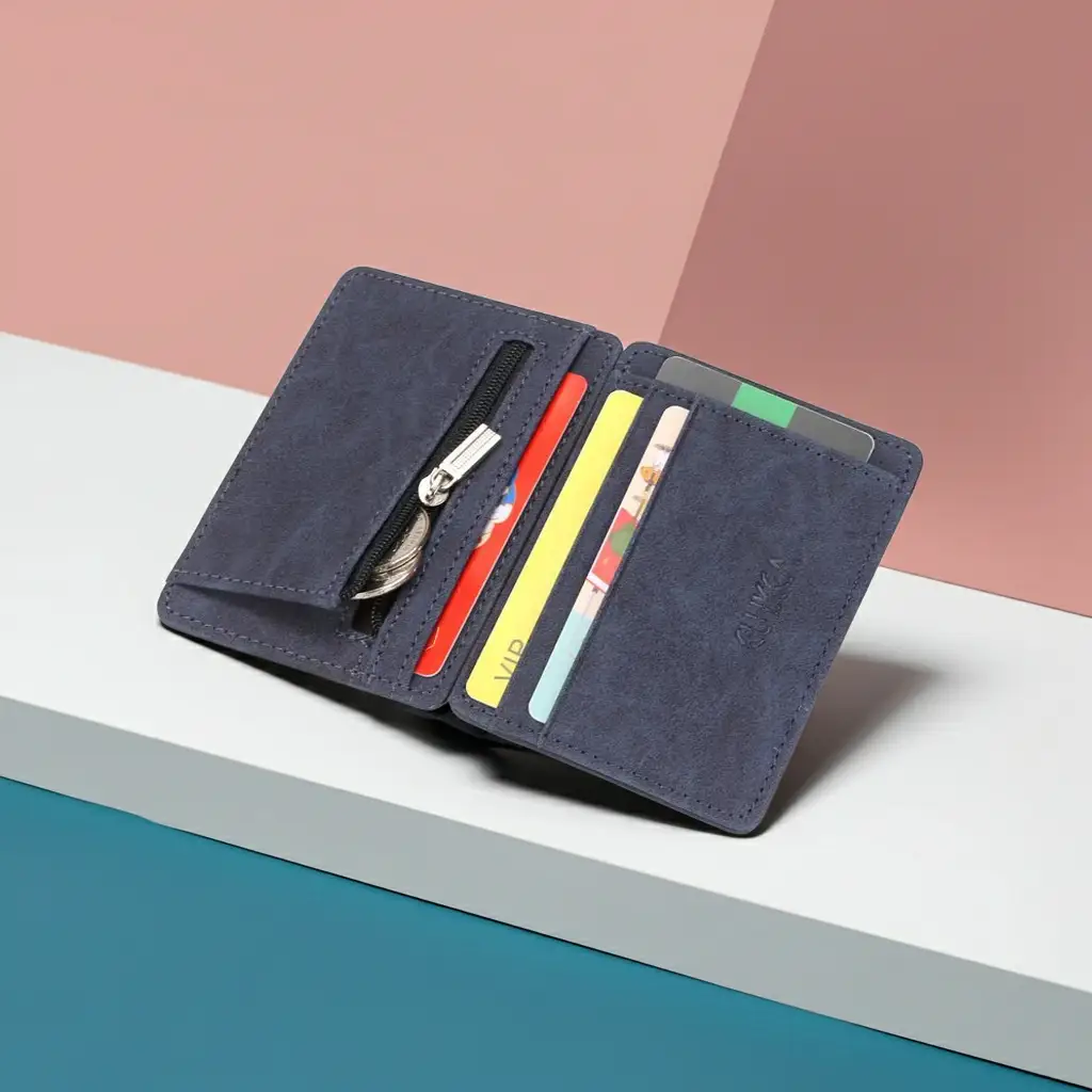 PU Creative Men's Magic Wallet Flip Card Holder AuroreWear