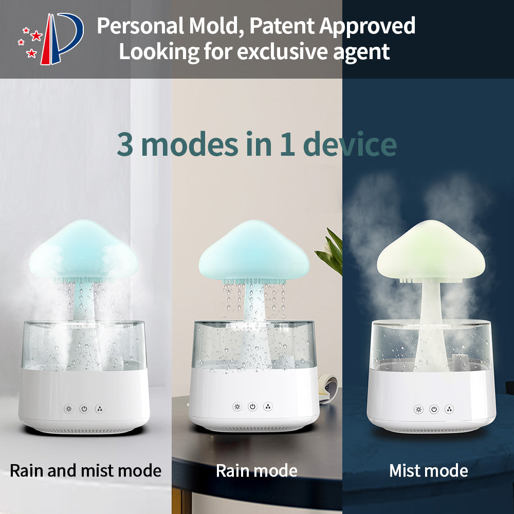 Rain Humidifier Mushroom  Rain Cloud Humidifier