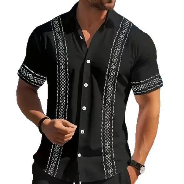 Hawaiian Short-Sleeve Shirt For Men by AuroreWear