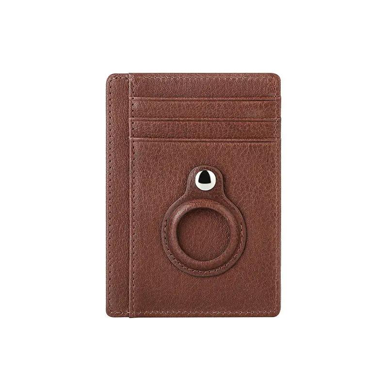 AuroreWear Slim First-Layer Cowhide Card Holder by AuroreWear