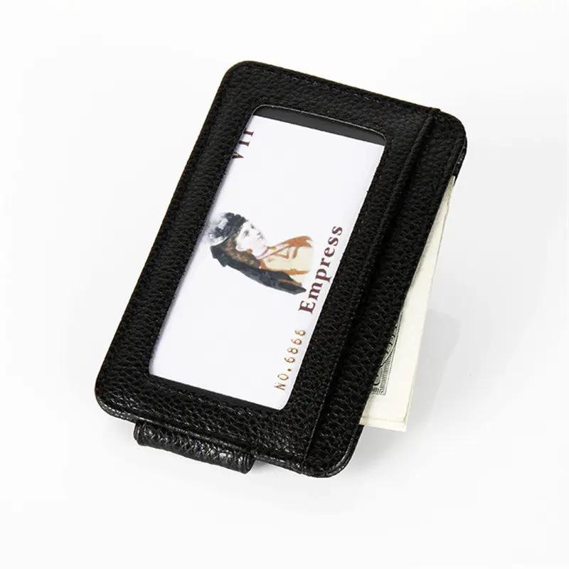 Men's Fashion Portable Magnetic Closure Card Holder Wallet by AuroreWear
