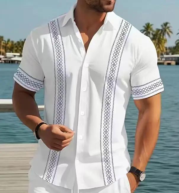Hawaiian Short-Sleeve Shirt For Men by AuroreWear