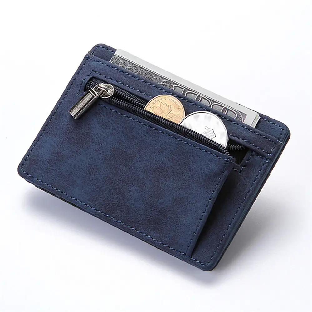 PU Creative Men's Magic Wallet Flip Card Holder by AuroreWear